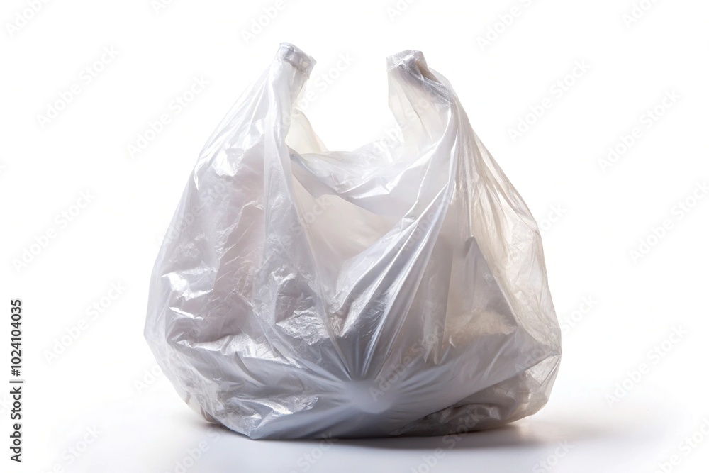Isolated plastic bag on white background Isolated plastic bag on white background