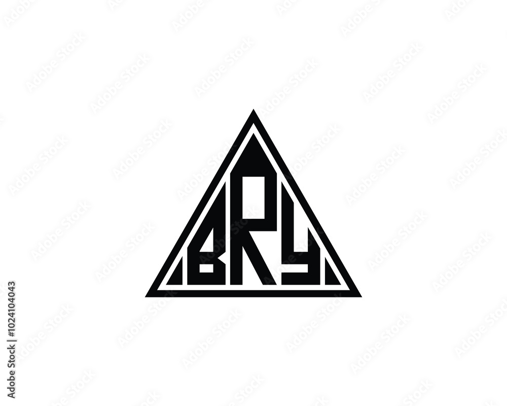 BRY logo design vector template. BRY BRY logo design vector template. BRY