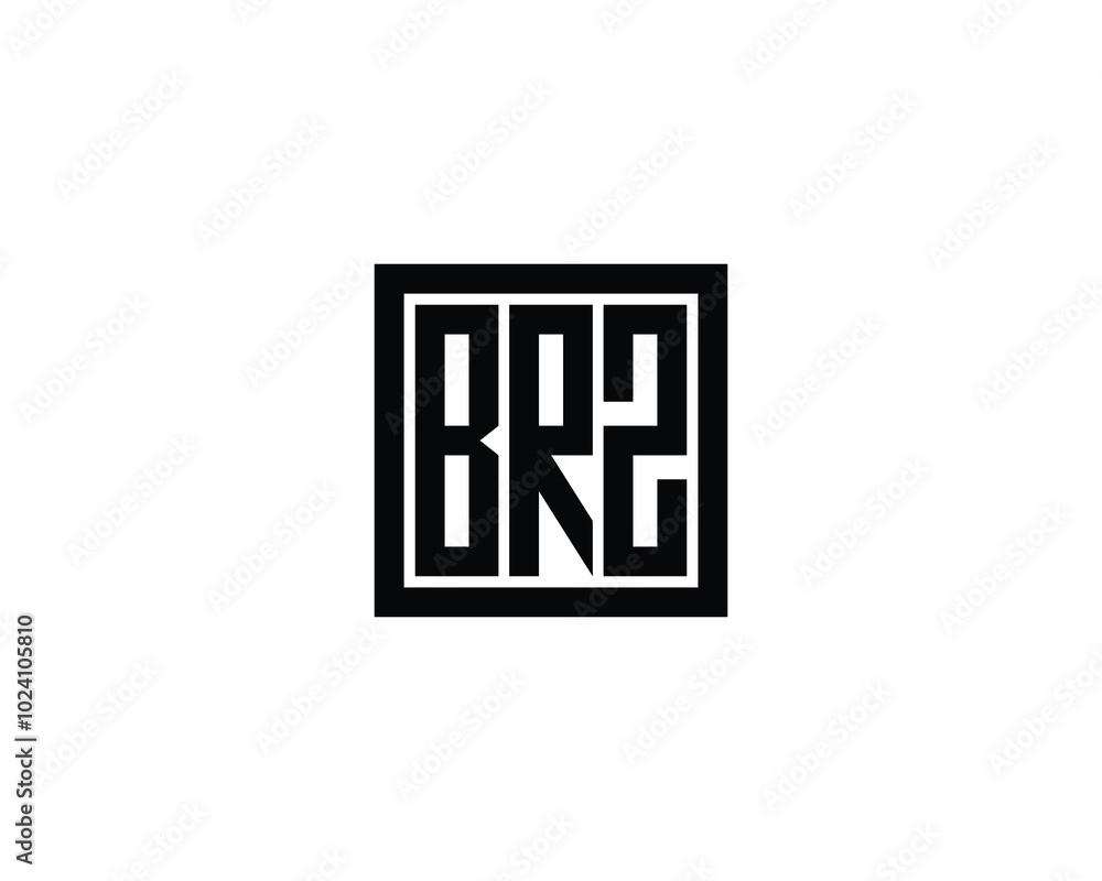 BRZ logo design vector template. BRZ BRZ logo design vector template. BRZ