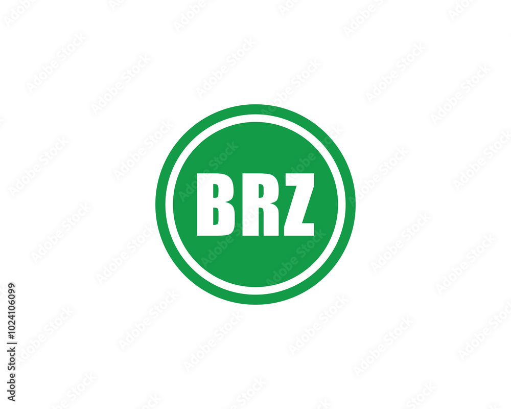 BRZ logo design vector template. BRZ BRZ logo design vector template. BRZ