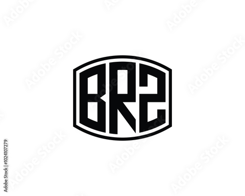 BRZ logo design vector template. BRZ