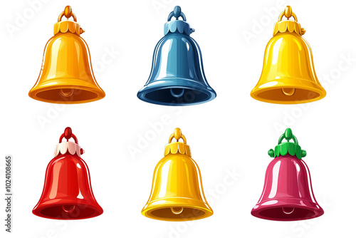 Colorful Bells: A Collection of Shiny, Digital Illustrations