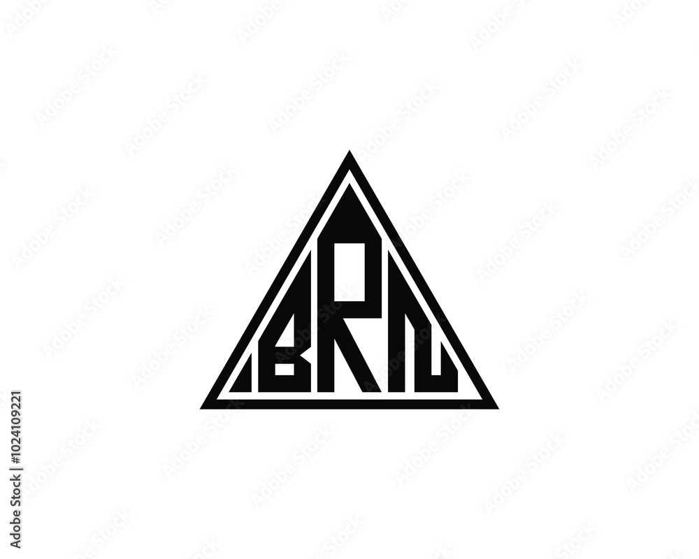 BRN logo design vector template. BRN BRN logo design vector template. BRN
