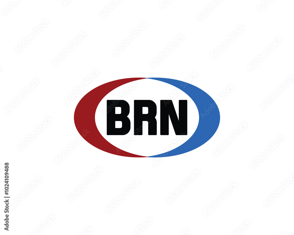 BRN logo design vector template. BRN BRN logo design vector template. BRN