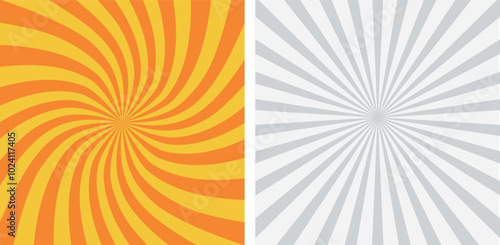 Abstract spiral radiant background for banners, posters, any promotional related carriers.