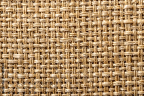 Intricate woven burlap texture on textured canvas