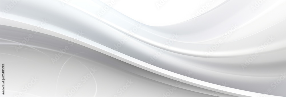 Obraz premium Elegant Fluid Motion Abstract Wavy Curves Minimalist Digital Graphic Design Background Template