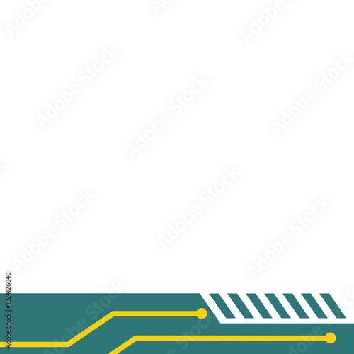 Free Download Tech Futuristic Footer - GFXLoad