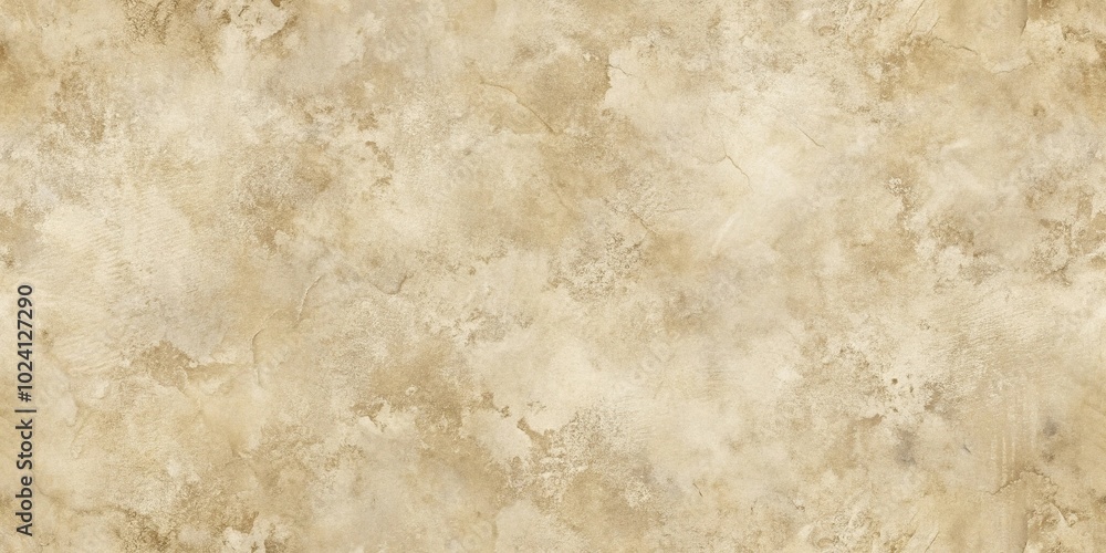Obraz premium Leading Lines Seamless Faux Plaster Sponge Painting Fresco Limewash Concrete or Cement Inspired Background with Abstract Painted Stucco Wallpaper Pattern in Neutral Earthy Warm Taupe Brown Tones