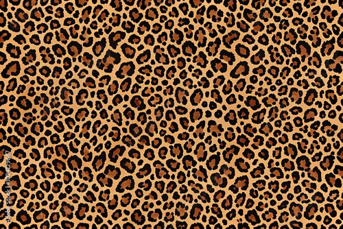 Leopard print seamless pattern