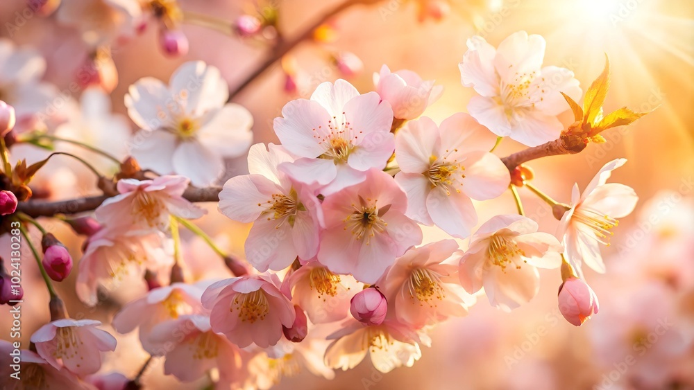 Delicate Pink Cherry Blossoms Delicate Pink Cherry Blossoms