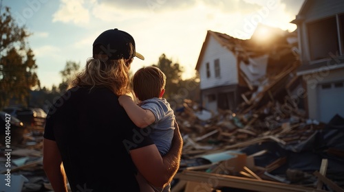 A family faces the loss of their home after a natural disaster