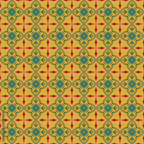 seamless pattern with flowers