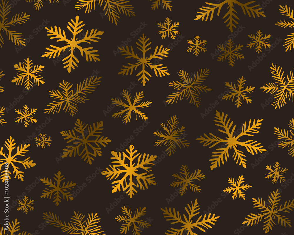 Christmas pattern.  Horizontal holiday poster, greeting cards, headers, website