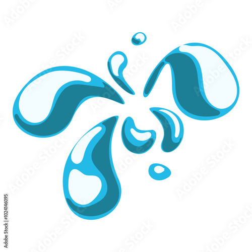 water splash elements