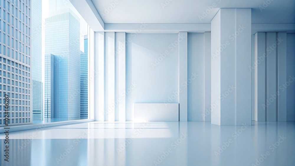Fototapeta premium Low angle architectural background