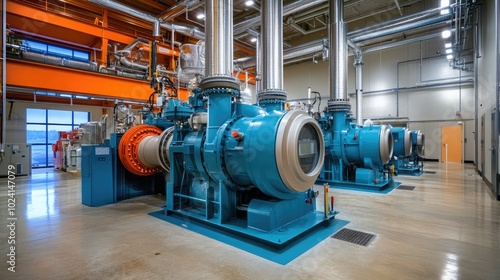 Industrial Power Equipment in Modern Facility