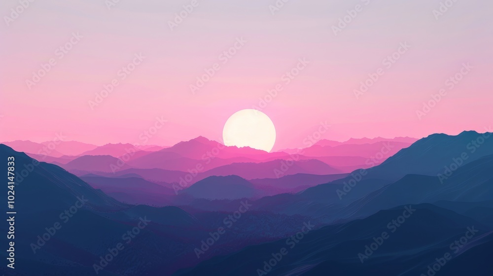 Fototapeta premium Minimalistic lofi background with a focus on simplicity.