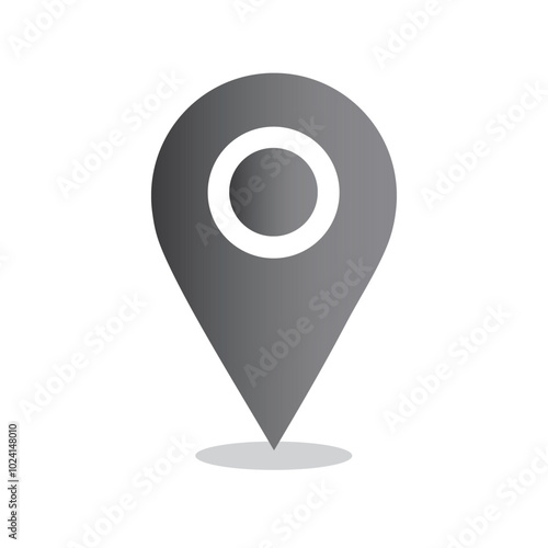 Bilde på lerret location symbol