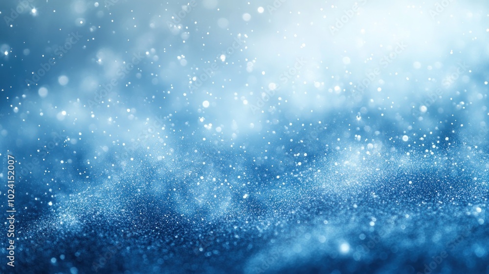 Abstract blue background with bokeh lights and glitter. Abstract blue background with bokeh lights and glitter.