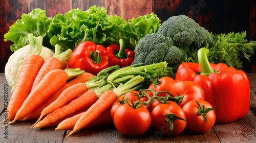 Fresh Organic Vegetables Assortment