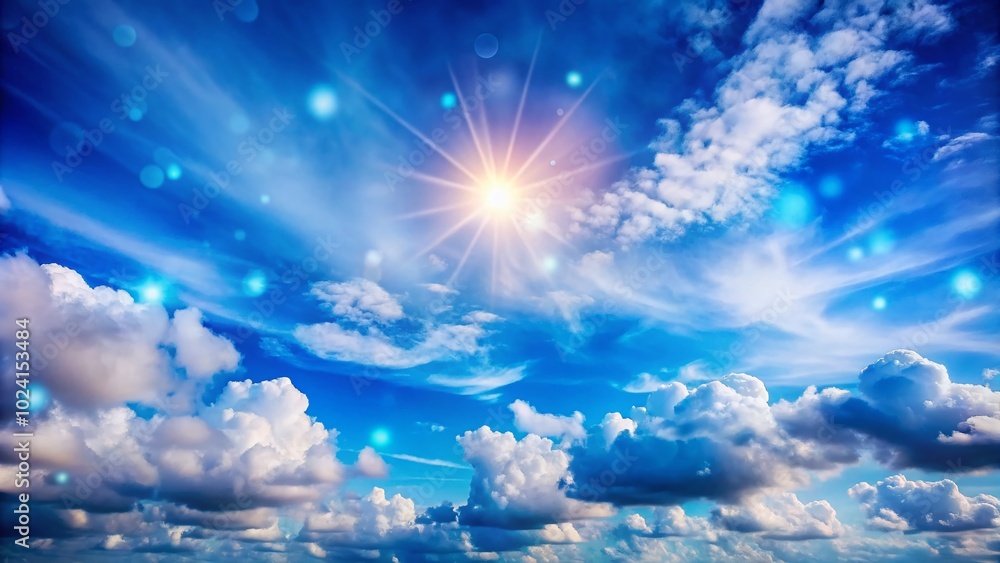 Stunning Blue Sky with Clouds Background for Natural Daylight Composition and Beautiful Aesthetic Appeal in Photography Stunning Blue Sky with Clouds Background for Natural Daylight Composition and Beautiful Aesthetic Appeal in Photography