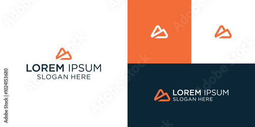 abstract logo with initials A and S