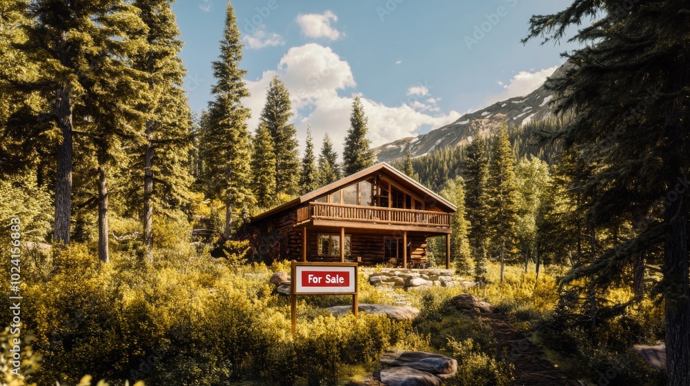 Log Cabin For Sale in a Lush Mountain Forest Log Cabin For Sale in a Lush Mountain Forest