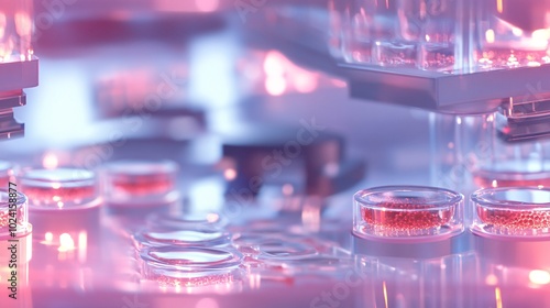 In Vitro Drug Testing Setup with Human Cells