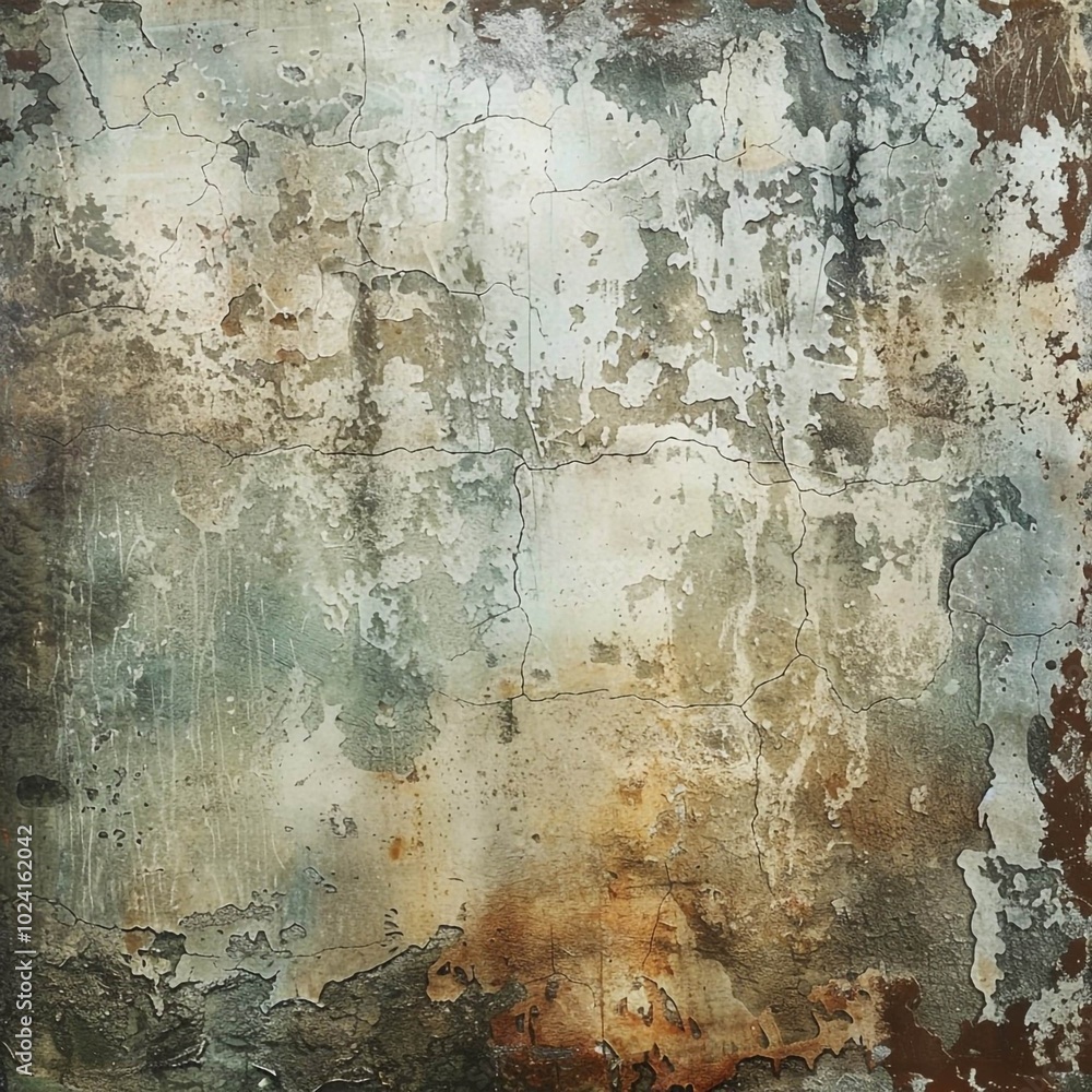 Fototapeta premium Grunge Garage Distressed Plaster Texture Journal Background