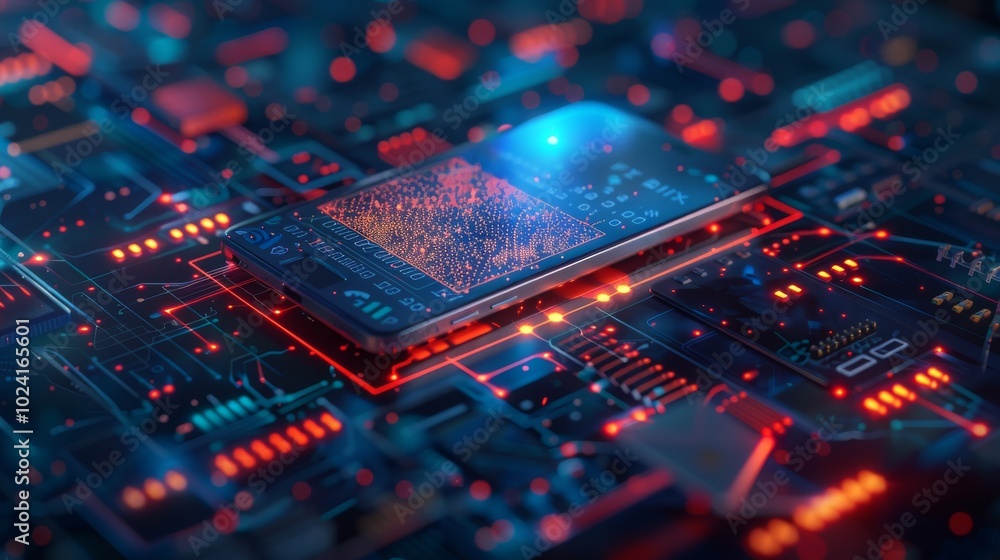 Abstract Technology and Finance Concept Background Abstract Technology and Finance Concept Background