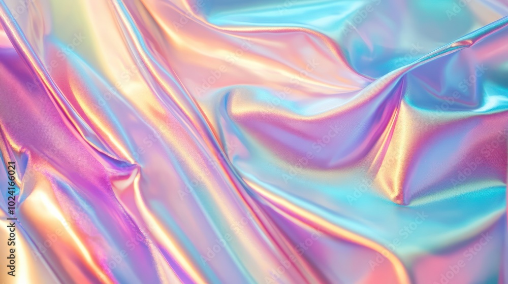 Iridescent neon background. Holographic Abstract soft pastel colors backdrop. Hologram Foil. Aesthetic. Trendy vaporwave creative gradient. Iridescent neon background. Holographic Abstract soft pastel colors backdrop. Hologram Foil. Aesthetic. Trendy vaporwave creative gradient.