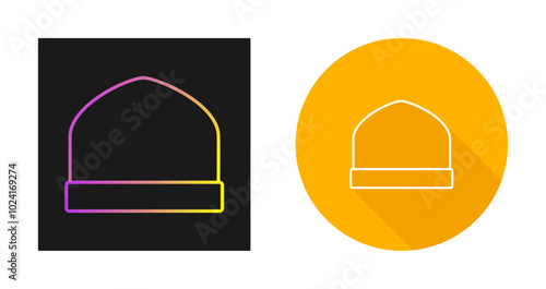 Knitted Cap Vector Icon