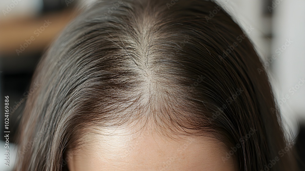 A detailed account of a patient's hair thinning treatment, featuring before-and-after images that show the gradual transformation and restoration of hair thickness A detailed account of a patient's hair thinning treatment, featuring before-and-after images that show the gradual transformation and restoration of hair thickness