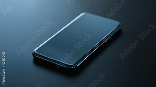 A sleek, modern phone with no visible frame. The screen shows empty chat bubbles, suggesting a message or text waiting to be sent.