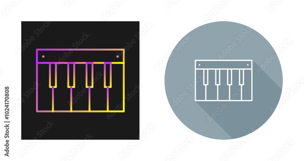 Piano Vector Icon