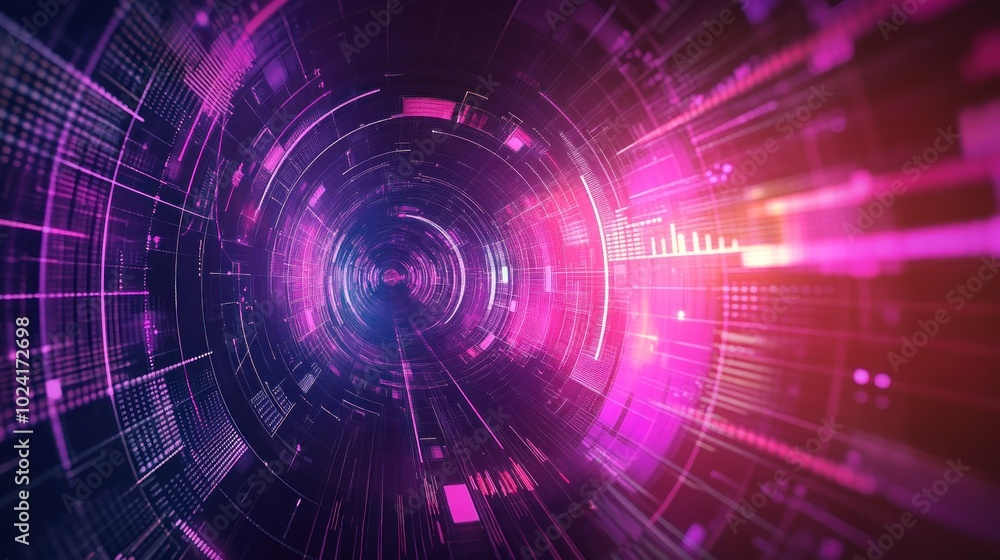 Fototapeta premium Stunning Abstract AI Digital Art Background