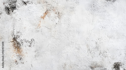 Texture of a grungy white concrete wall as a background or wallpaper photo