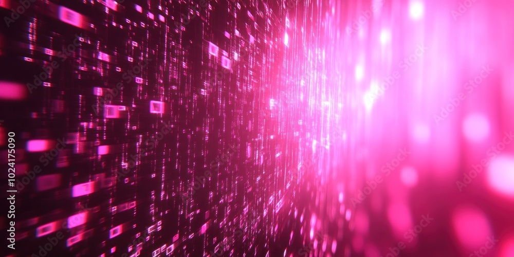 Fototapeta premium Abstract Pink Background with Light Effects