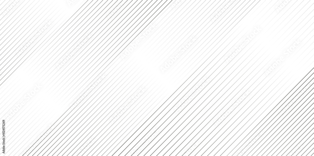 Fototapeta premium Vector tech geometric thin diagonal striped line pattern gradient minimal transparent background. White geometric pattern transparent background. minimal surface curve wave creative line texture.