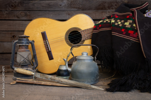 Conceptual image of Argentine tradition day photo