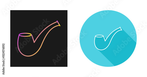 Smoking Pipe Vector Icon