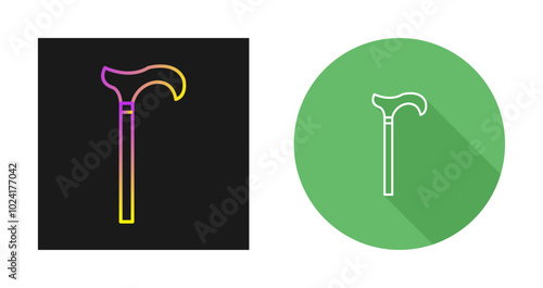 Walking Stack Vector Icon