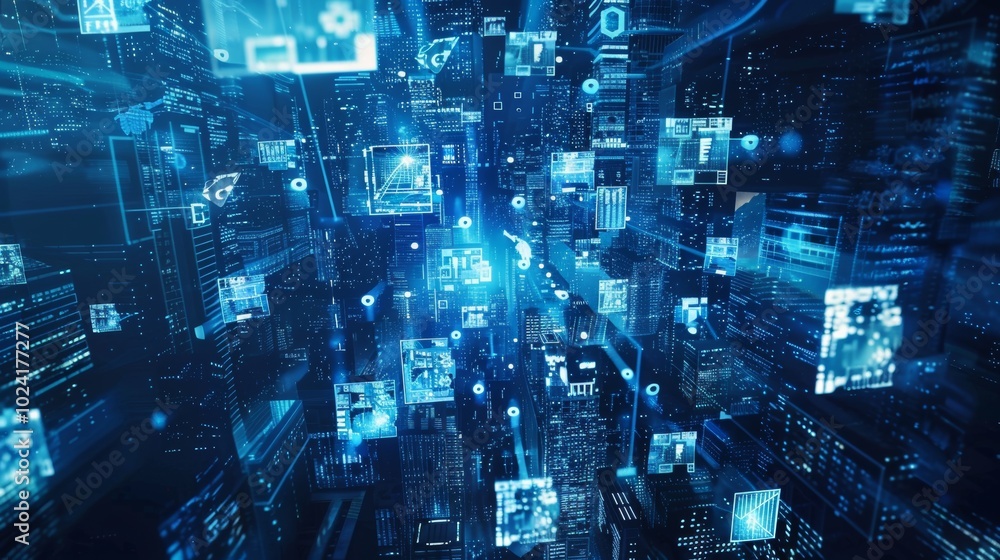 Bird's-eye view of comprehensive digital protection. Bird's-eye view of comprehensive digital protection.