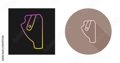 Pistol Holster Vector Icon