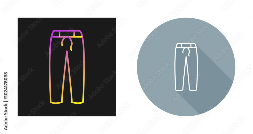 Trousers Vector Icon Trousers Vector Icon