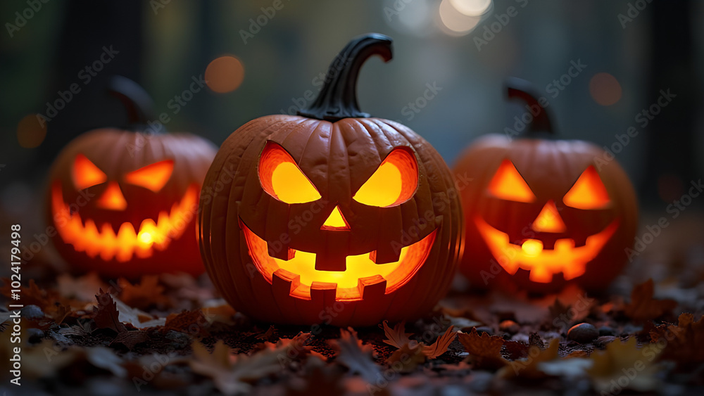 Halloween day eyes of Jack O' Lanterns trick or treating Samhain All Hallows' Eve All Saints' Eve All hallowe'en spooky Horror Ghost Demon background October 31 Halloween day eyes of Jack O' Lanterns trick or treating Samhain All Hallows' Eve All Saints' Eve All hallowe'en spooky Horror Ghost Demon background October 31