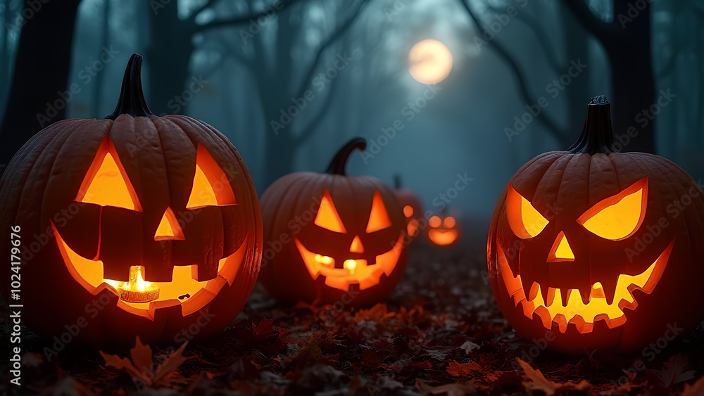 Halloween day eyes of Jack O' Lanterns trick or treating Samhain All Hallows' Eve All Saints' Eve All hallowe'en spooky Horror Ghost Demon background October 31 Halloween day eyes of Jack O' Lanterns trick or treating Samhain All Hallows' Eve All Saints' Eve All hallowe'en spooky Horror Ghost Demon background October 31