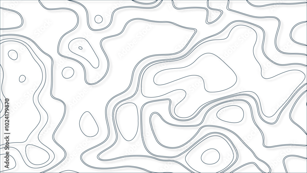 Landscape background above view topographic map line pattern vector. Abstract illustration wooden wavy seamless pattern. Landscape background above view topographic map line pattern vector. Abstract illustration wooden wavy seamless pattern.