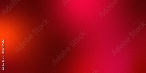 Gradient Background with soft Texture fading from red black to pink .orange white gradient background grainy texture smooth color gradient noise texture copy space .Elegant Presentation Template